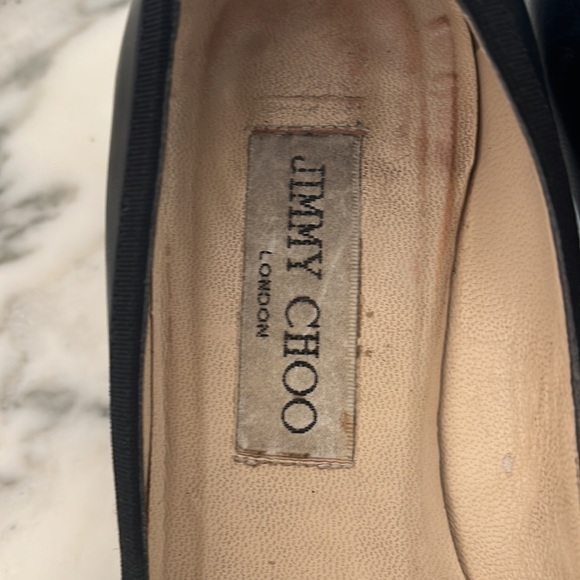 Jimmy Choo black cutout, pointed toe with kitten heel - Picture 3 of 4